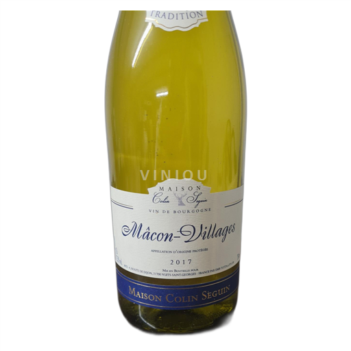 Bourgogne Mâcon et mâcon-villages Maison Colin Seguin 2017