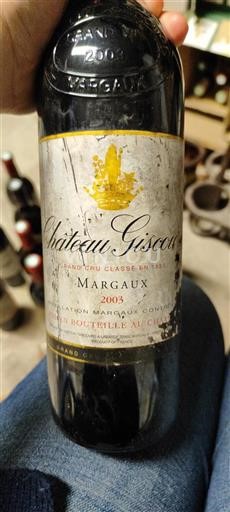 Bordeaux Margaux Chateau Giscours 2003