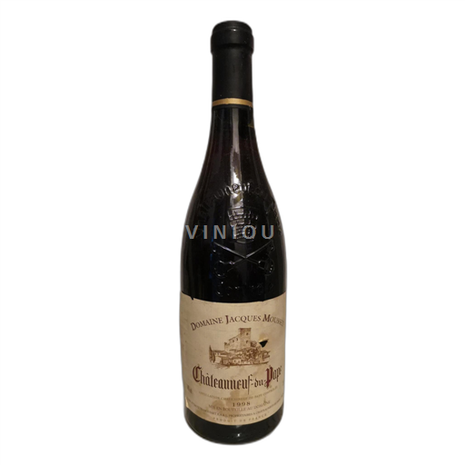Vin Rouge sec Domaine Jacques Mousset 1998 France Vallée du Rhône Châteauneuf-du-pape