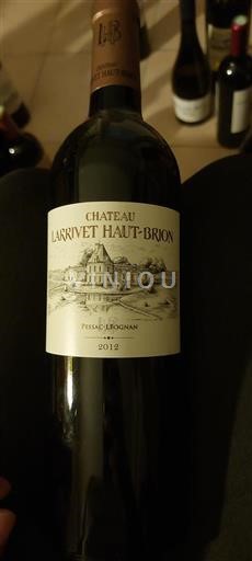 Bordeaux Pessac-Léognan Château Larrivet Haut-Brion 2012