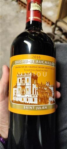 Bordeaux Saint-Julien Château Ducru-Beaucaillou 2016