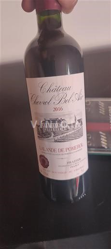 Bordeaux Lalande-de-Pomerol Château Chevrol Bel Air 2016