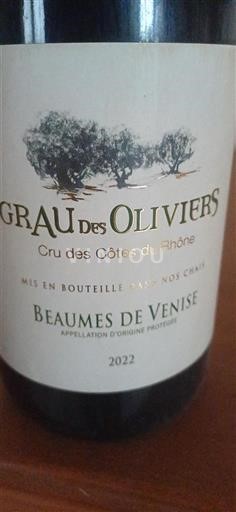Valle del Rodano Beaumes de Venise Grau des Oliviers 2022