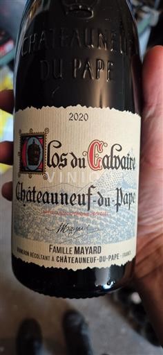 Rhônevallei Châteauneuf-du-Pape Famille Mayard Clos du Calvaire 2020
