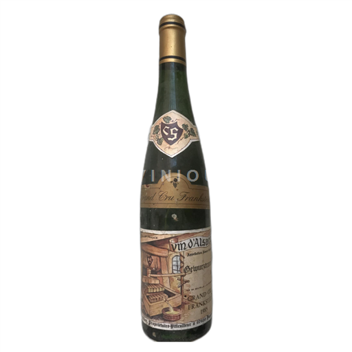 Alsacia Gewurztraminer Grand Cru Frankstein Gewurztraminer 1985