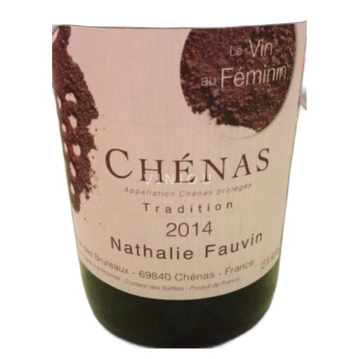 Beaujolais Chénas Nathalie Fauvin Séléné Não Sazonado