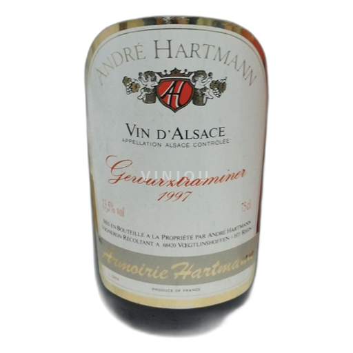 Alsace André Hartmann Gewurztraminer 1997