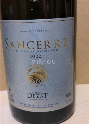 Valle del Loira Sancerre Patrick Dezat 2022