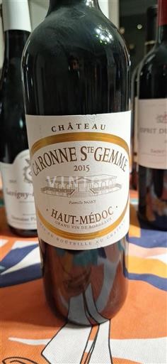 Bordeaux Haut-Médoc Château Caronne Sainte Gemme 2015