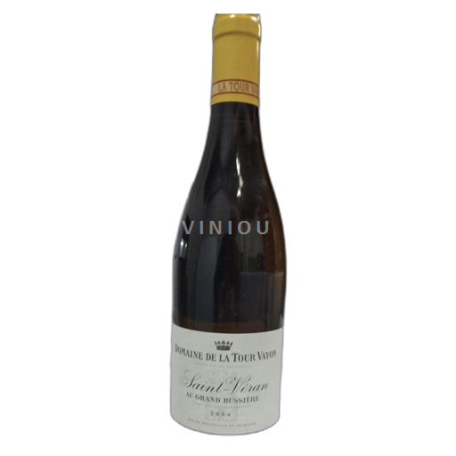 Bourgondië Saint-Véran Domaine de la Tour Vayon Au Grand Bussière 2004