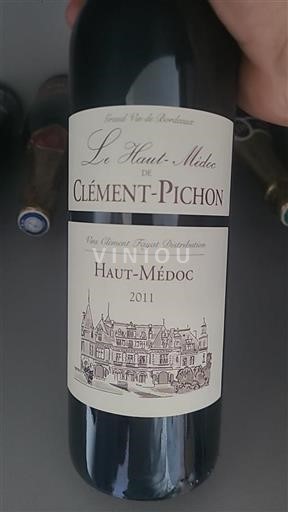 Bordeaux Haut-Médoc Clément-Pichon Le Haut-Médoc 2011