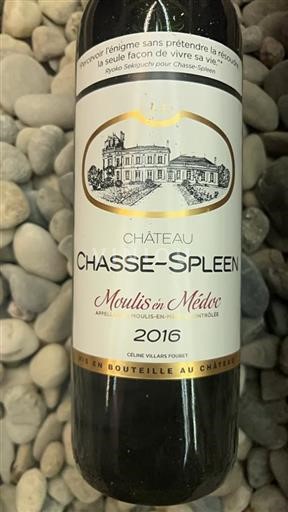 Bordeaux Moulis-en-Médoc Chasse-Spleen 2016