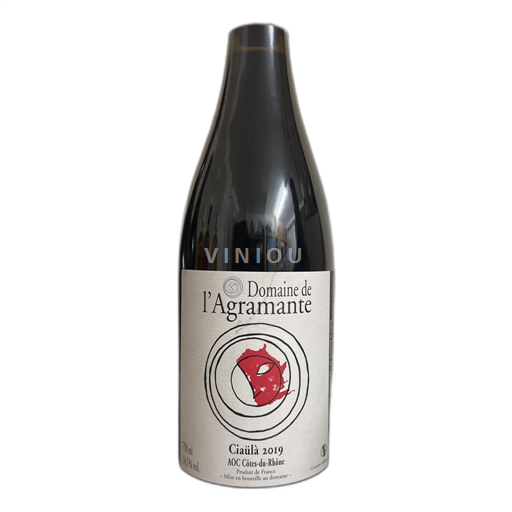 Rhônen laakso Côtes-du-rhône Domaine de l'Agramante Ciaùla 2019