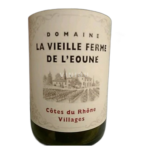 Rhônen laakso Côtes-du-rhône-villages Domaine de la Vieille Ferme de L'Eoune 2017