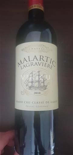 Bordeaux Pessac-Léognan Château Malartic Lagravière 2010