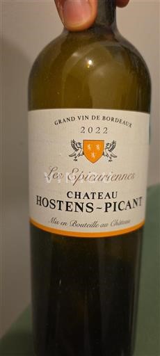 Bordeaux Sainte-Foy-Bordeaux Château Hostens-Picant Les Épicuriennes 2022