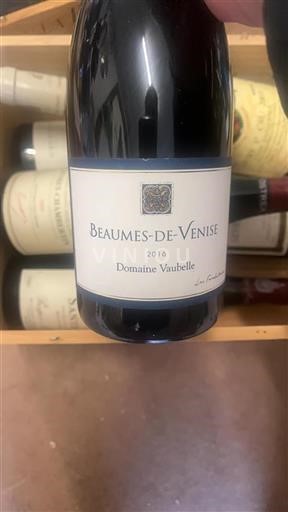 Vin Rouge sec Domaine Vaubelle 2016 France Vallée du Rhône Beaumes de Venise