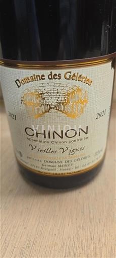 Loirevallei Chinon Domaine des Géleries Vieilles Vignes 2021