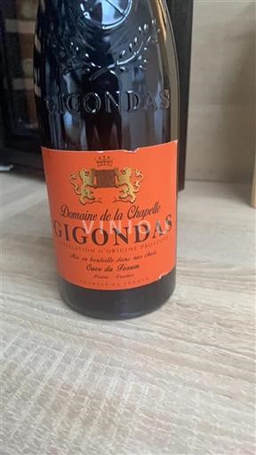 Rhônedalen Gigondas Domaine de la Chapelle Icke årgångsbetecknad