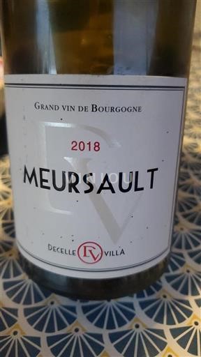Borgoña Meursault Decelle Villa 2018