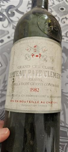 Bordeaux Graves Château Pape Clément 1982