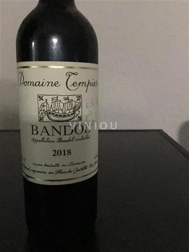 Provence Bandol Domaine Tempier 2018