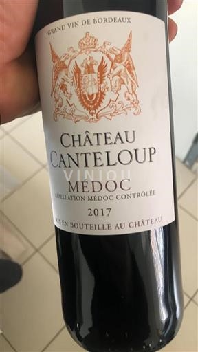 Bordeaux Médoc Château Canteloup 2017