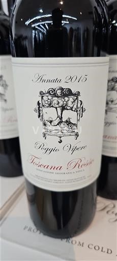 Vin Rouge sec Poggio Vipere 2015 Italie Toscane