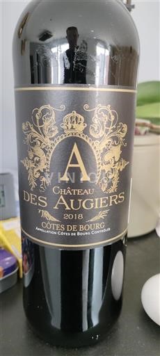 Bordeaux Côtes-de-bourg Château des Augiers 2018