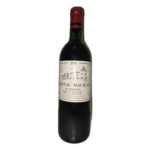 Bordeaux Haut-Médoc Chateau Maurian Crû bourgeois 1990
