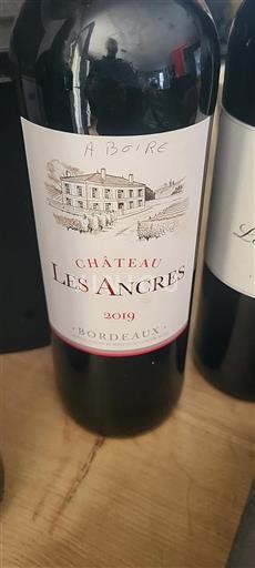 Bordeaux Château les Ancres 2019