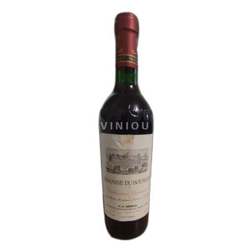 Burdeos Bordeaux superior Domaine du Bourgat 1992