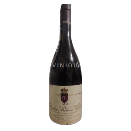Údolí Rhôny Côtes-du-Rhône-villages Cave Molière négociant 2000