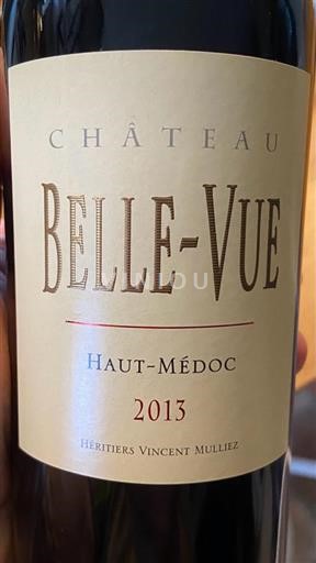 Bordeaux Haut-Médoc Château Belle-Vue 2013