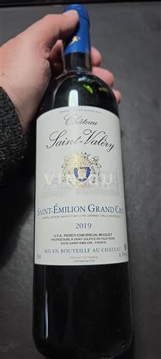 Bordeaux Saint-Émilion Grand Cru Château Saint-Valéry 2019