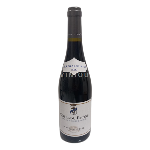 Rhônen laakso Côtes-du-rhône M. Chapoutier Les incontournables 2022