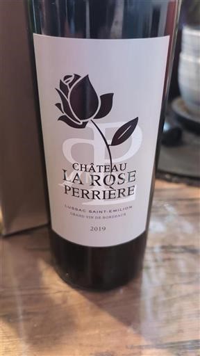Bordeaux Lussac-saint-émilion Château La Rose Perrière 2019