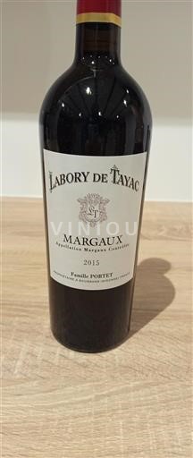 Bordeaux Margaux Labory de Tayac 2015