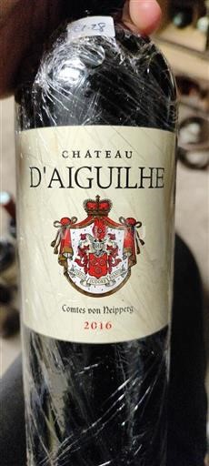Bordeaux Castillon-côtes-de-bordeaux Chateau d'Aiguilhe 2016