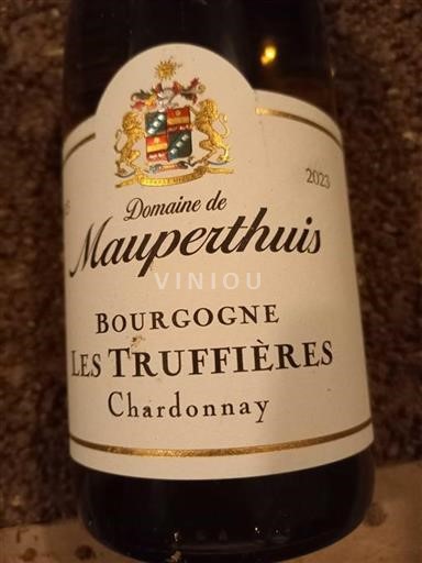 Vin Blanc sec Les Truffières Domaine Mauperthuis 2023 France Bourgogne
