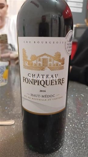 Bordeaux Haut-Médoc Château Fonpiqueyre 2016