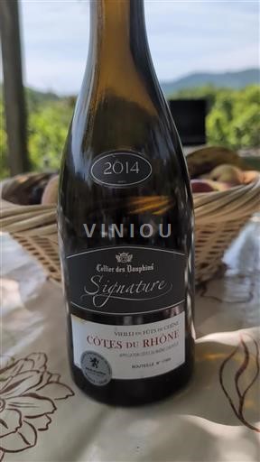 Rhône Valley Côtes du Rhône Cellier des Dauphins Signature 2014