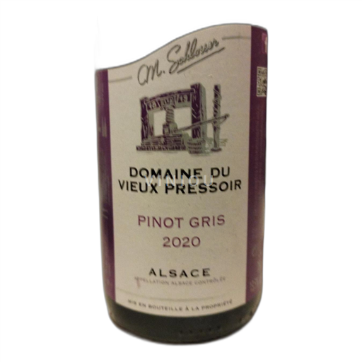 Alsácia Domaine du Vieux Pressoir Pinot Gris 2020