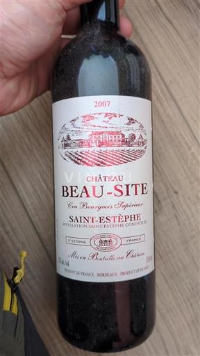 Bordeaux Saint-Estèphe Château Beau-Site 2007