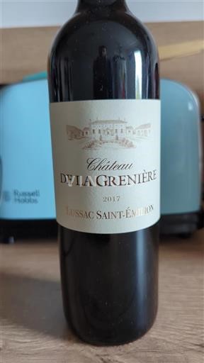 Bordeaux Lussac-saint-émilion Château de la Grenière 2017