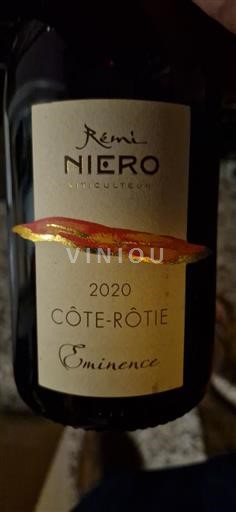 Vallée du Rhône Côte-rôtie Rémi Niero Eminence 2020