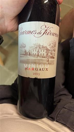 Bordeaux Margaux Kirwan Charmes de Kirwan 2015