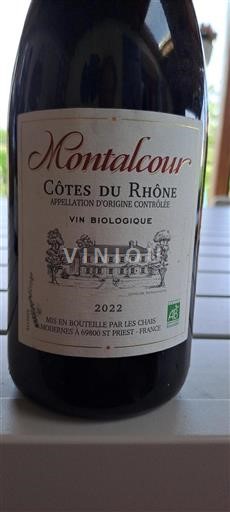 Rhônevallei Côtes-du-rhône Montalcour 2022