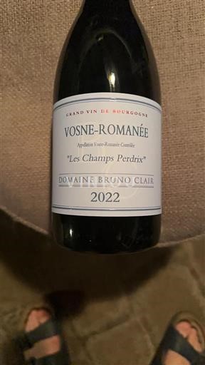 Bourgondië Vosne-Romanée Domaine Bruno Clair Les champs perdrix 2022