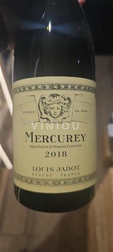 Bourgogne Mercurey Louis Jadot 2018